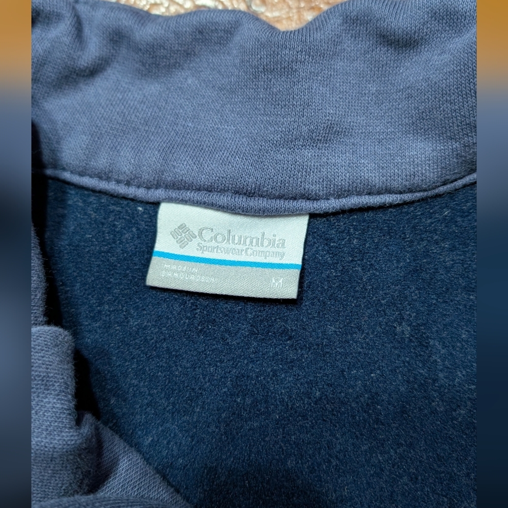 Columbia Women's Size Medium Cropped Half Zip Sweater 0047 - Picture 2 of 5